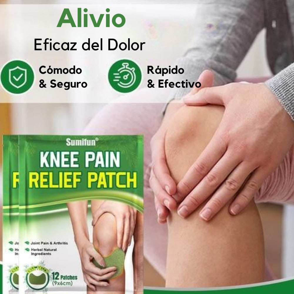 Parche Herbal para Aliviar el Dolor de Rodilla – Knee Pain Relief Patch